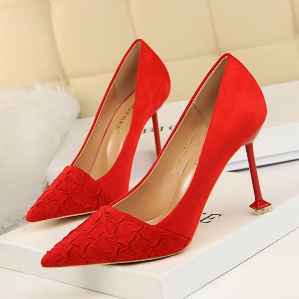 women shoes pointed toe pumps 9.5cm thin heels wedding dress flock stone pattern colorblock high boat, Black
women shoes pointed toe pumps 9.5cm thin heels wedding dress flock stone pattern colorblock high boat, Black