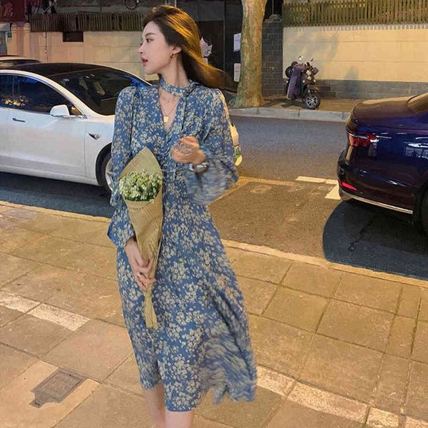 dress 2021 spring vintage floral chiffon midi dressed in long sleeve beach clothing elegant women's clothes mujer femme bathrobe boho, Black;gray
dress 2021 spring vintage floral chiffon midi dressed in long sleeve beach clothing elegant women's clothes mujer femme bathrobe boho, Black;gray