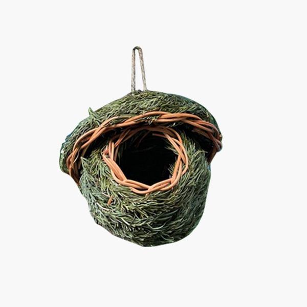 bird cages handmade hut natural grass knitting hanging nest roosting pocket ornament for tree home finch canary vc
bird cages handmade hut natural grass knitting hanging nest roosting pocket ornament for tree home finch canary vc