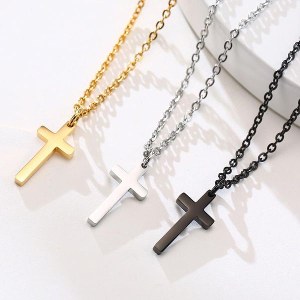 pendant necklaces minimalist cross for women,simple classic pendant,stainless steel faith christ prayer collar jewelry, Silver
pendant necklaces minimalist cross for women,simple classic pendant,stainless steel faith christ prayer collar jewelry, Silver