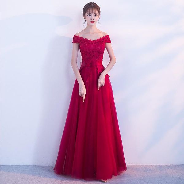 ethnic clothing lace-mesh patch pleated bride wedding dress gown v-neck off shoulder qipao burgundy flower appliques cheongsam bandage vesti, Red
ethnic clothing lace-mesh patch pleated bride wedding dress gown v-neck off shoulder qipao burgundy flower appliques cheongsam bandage vesti, Red