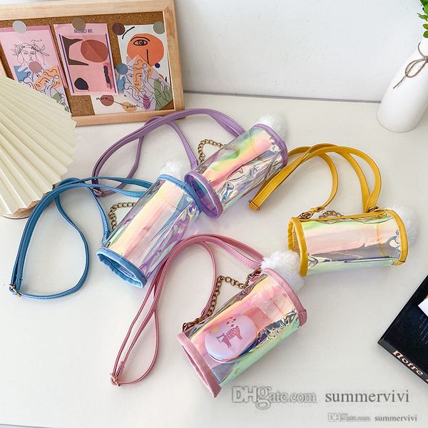 2022 children pvc laser backpacks girls messenger circular cosmetics bags kids plush pompon pendant one-shoulder bag q4161
2022 children pvc laser backpacks girls messenger circular cosmetics bags kids plush pompon pendant one-shoulder bag q4161