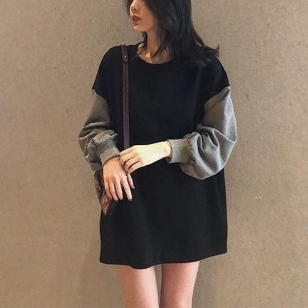 women's hoodies & sweatshirts qweek autumn winter korean style hoodie women patchwork long sleeve sweatshirt 2021 fashion thick black
women's hoodies & sweatshirts qweek autumn winter korean style hoodie women patchwork long sleeve sweatshirt 2021 fashion thick black