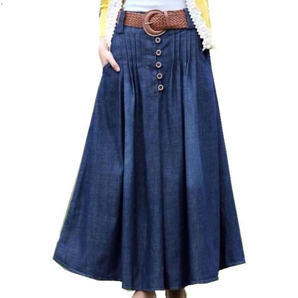 denim long pendulum pleated was womens skirts thin korean version of large cross border cowboy wholesale, Black
denim long pendulum pleated was womens skirts thin korean version of large cross border cowboy wholesale, Black