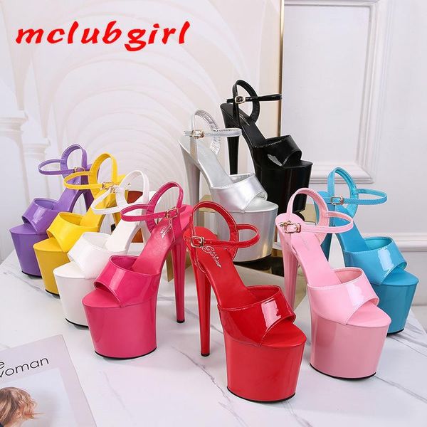 mclubgirl lacquer leather 20cm ultra-high heels thin heeled waterproof platform hate sky high sandals female lfd, Black
mclubgirl lacquer leather 20cm ultra-high heels thin heeled waterproof platform hate sky high sandals female lfd, Black