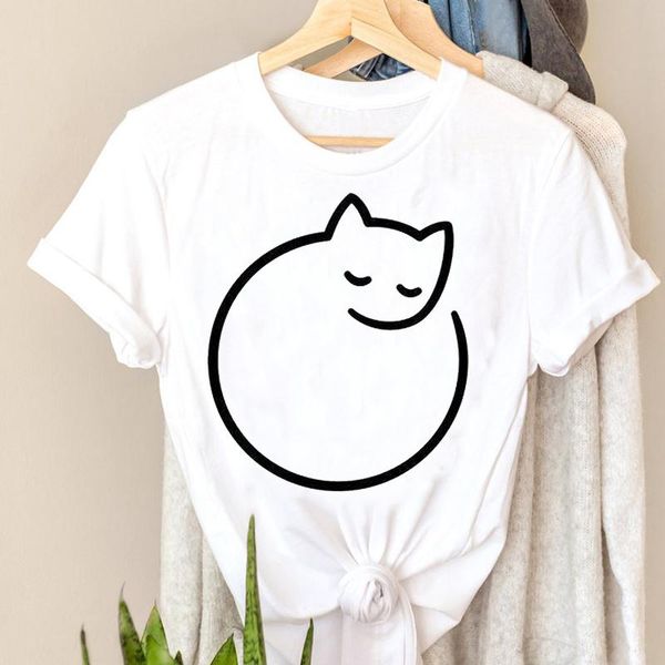 women cat sweet sleep love style pet 90s graphic t shirts print t-shirts tee stylish style short sleeve t-shirt womens shirt feamle clothes, White
women cat sweet sleep love style pet 90s graphic t shirts print t-shirts tee stylish style short sleeve t-shirt womens shirt feamle clothes, White