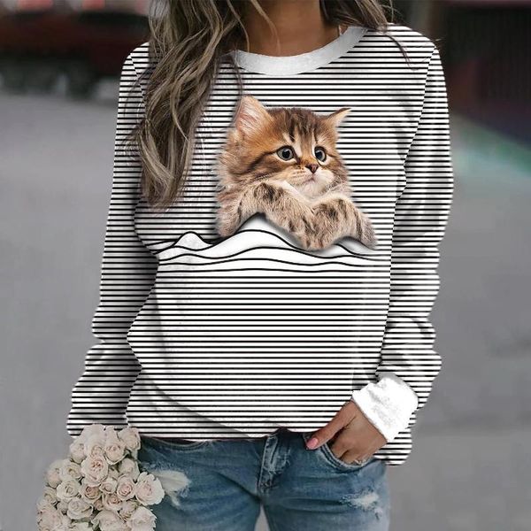 women's hoodies & sweatshirts women pullover autumn and winter o-neck casual loose print cute animal streetwear clothing sweatshirt, Black
women's hoodies & sweatshirts women pullover autumn and winter o-neck casual loose print cute animal streetwear clothing sweatshirt, Black