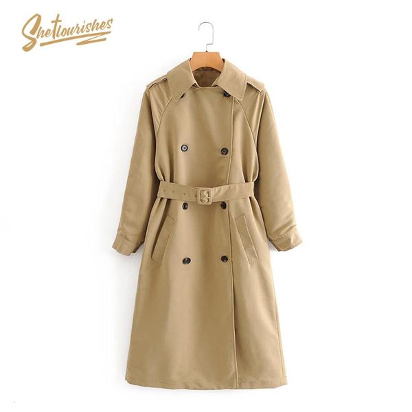women's jackets sheflourishes winter windbreaker women casual khaki jacket zorevicky lapel collar overcoat cape manteau femme trench wi, Black;brown
women's jackets sheflourishes winter windbreaker women casual khaki jacket zorevicky lapel collar overcoat cape manteau femme trench wi, Black;brown