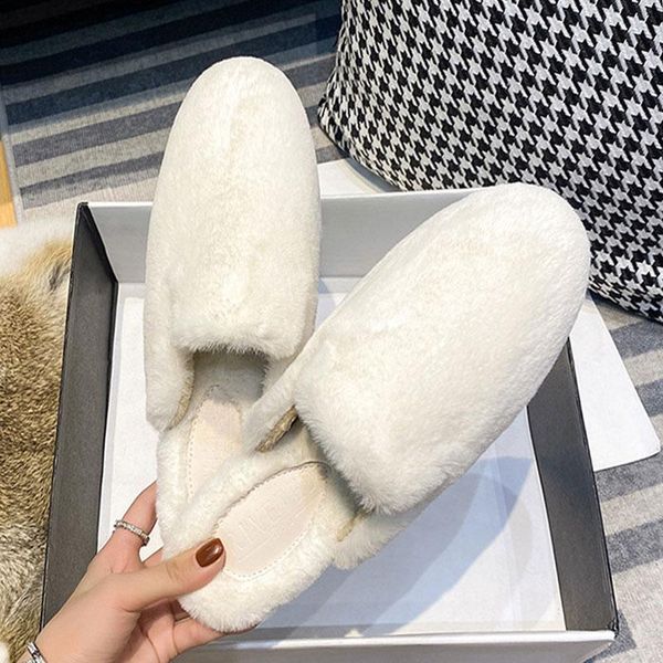 slippers 2021 winter women outdoor fashion baotou muller shoes plush warm flat soft and comfortable, Black
slippers 2021 winter women outdoor fashion baotou muller shoes plush warm flat soft and comfortable, Black