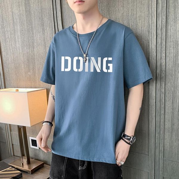 men's t-shirts 2021 t-shirt short sleeve round neck youth summer personality loose handsome simple printing leisure man's, White;black
men's t-shirts 2021 t-shirt short sleeve round neck youth summer personality loose handsome simple printing leisure man's, White;black