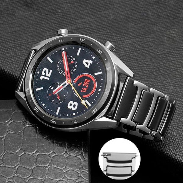 watch bands ceramics stainless steel bracelet for huawei gt 2e strap samsung galaxy active 2 46mm 42mm gear s3 frontier band, Black;brown
watch bands ceramics stainless steel bracelet for huawei gt 2e strap samsung galaxy active 2 46mm 42mm gear s3 frontier band, Black;brown