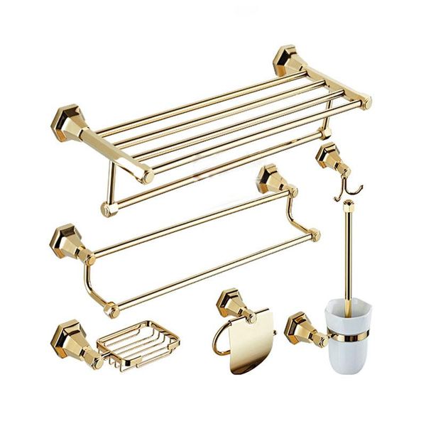 bath accessory set bathroom accessories brass gold finish towel ring robe hook toilet brush holder bar paper soap basket
bath accessory set bathroom accessories brass gold finish towel ring robe hook toilet brush holder bar paper soap basket