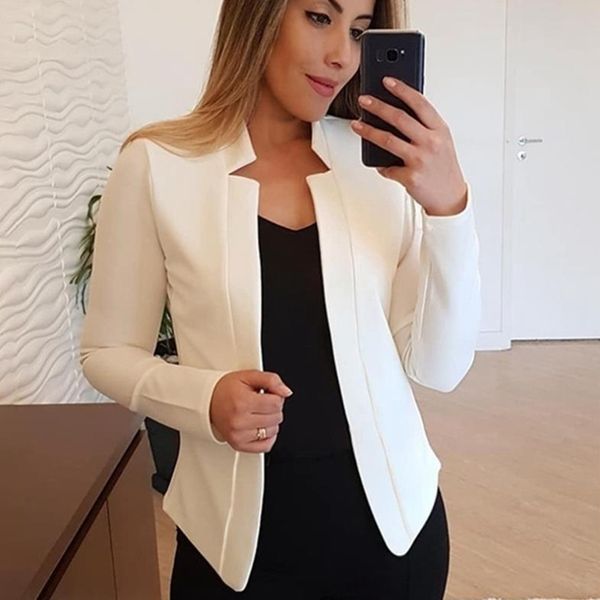 women's jackets nouvelles femmes jacket europe and the united states pure color casual small suit professional fashion women veste shor, Black;brown
women's jackets nouvelles femmes jacket europe and the united states pure color casual small suit professional fashion women veste shor, Black;brown