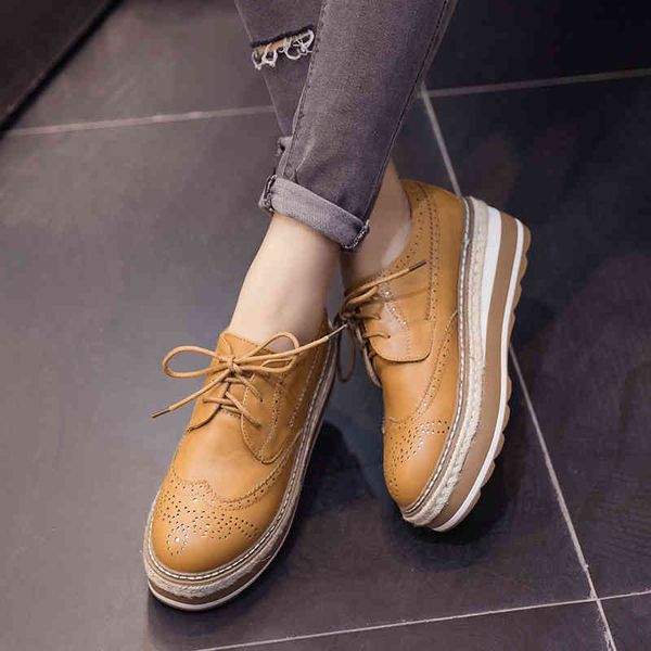 dress shoes british style oxford for women lace-up carving brogue platform creepers women's flats derby loafers bullock ypsp, Black
dress shoes british style oxford for women lace-up carving brogue platform creepers women's flats derby loafers bullock ypsp, Black