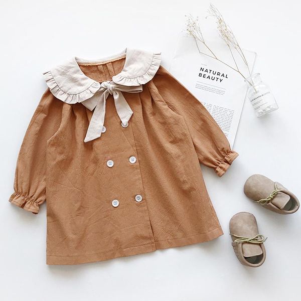 girl's dresses doll lapel double-breasted princess dress kids clothes for girls spring autumn casual baby 2-6 years, Red;yellow
girl's dresses doll lapel double-breasted princess dress kids clothes for girls spring autumn casual baby 2-6 years, Red;yellow
