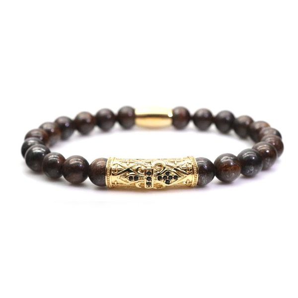 charm bracelets cool brown ges beaded men elastic bracelet with gold-color charms clasp beads macrame christmas family gift, Golden;silver
charm bracelets cool brown ges beaded men elastic bracelet with gold-color charms clasp beads macrame christmas family gift, Golden;silver