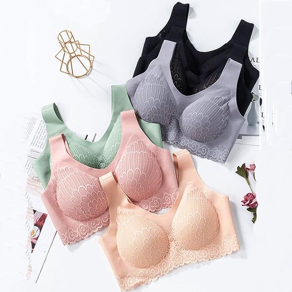 bras plus size bra seamless for women underwear bh lingerie lace brassiere push up bralette with pad vest latex, Red;black
bras plus size bra seamless for women underwear bh lingerie lace brassiere push up bralette with pad vest latex, Red;black