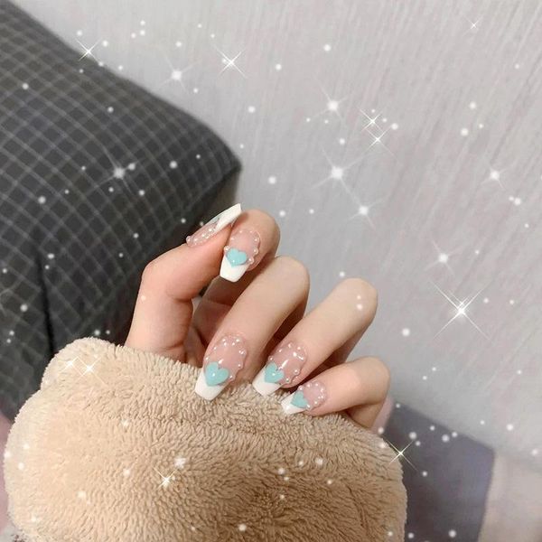 false nails 24pcs/box mid-length blue love pearl edge fake wear full cover paragraph fashion manicure patch fingernails for girl, Red;gold
false nails 24pcs/box mid-length blue love pearl edge fake wear full cover paragraph fashion manicure patch fingernails for girl, Red;gold