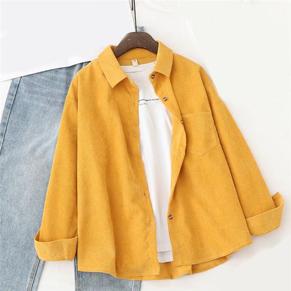 corduroy shirts womens and blouses long sleeve spring ladies solid loose boyfriend style shirt women's &, White
corduroy shirts womens and blouses long sleeve spring ladies solid loose boyfriend style shirt women's &, White