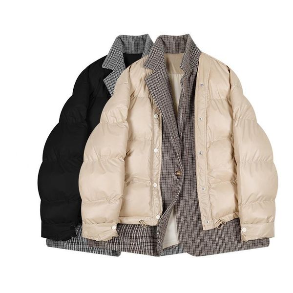 women's down & parkas 2021 winter collar stitching fake two-piece thick warm cotton-padded women coat jacket female, Black
women's down & parkas 2021 winter collar stitching fake two-piece thick warm cotton-padded women coat jacket female, Black
