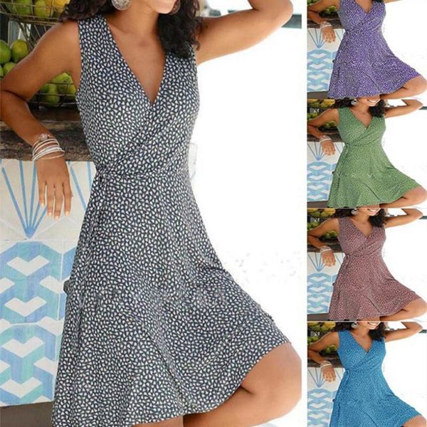 women's y2k mini dress polka dot v-neck lace-up sleeveless tank summer ruffles sashes beach dresses robe femme casual, Black;gray
women's y2k mini dress polka dot v-neck lace-up sleeveless tank summer ruffles sashes beach dresses robe femme casual, Black;gray