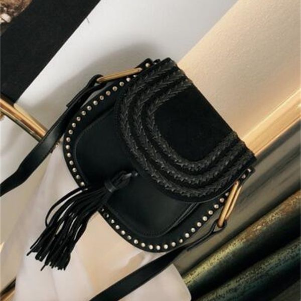 classic vintage woven saddle women handbags purses suede braided cowhide rivet tassel shoulder s crossbody messenger bag
classic vintage woven saddle women handbags purses suede braided cowhide rivet tassel shoulder s crossbody messenger bag