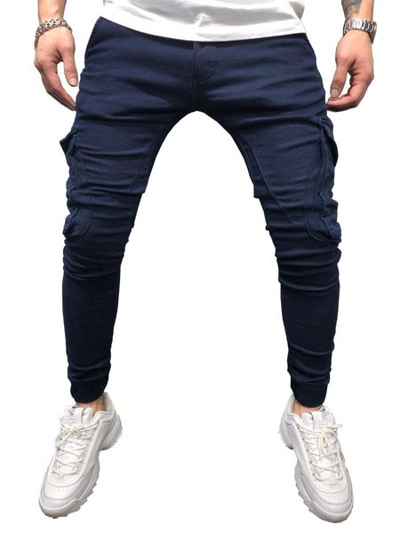 pockets jeans men slim casual solid color washed denim full length wild cowboy trousers men's, Blue
pockets jeans men slim casual solid color washed denim full length wild cowboy trousers men's, Blue