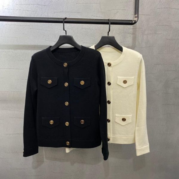 women's knits & tees 2021 autumn fashion women casual golden button knitted cardigan sweater ladies luxury coat 2 color gdnz 11.02, White
women's knits & tees 2021 autumn fashion women casual golden button knitted cardigan sweater ladies luxury coat 2 color gdnz 11.02, White