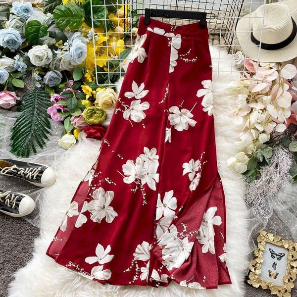 men's pants bohemian floral print wide leg women long casual pant summer boho beach vacation elastic high waist chiffon trousers, Black
men's pants bohemian floral print wide leg women long casual pant summer boho beach vacation elastic high waist chiffon trousers, Black