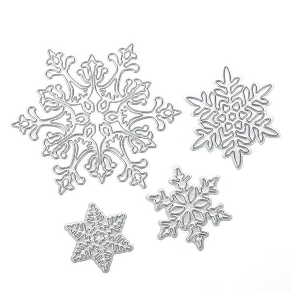christmas decorations 4pcs/set snowflake cutting dies metal stencils for diy scrapbooking stamp paper card embossing
christmas decorations 4pcs/set snowflake cutting dies metal stencils for diy scrapbooking stamp paper card embossing