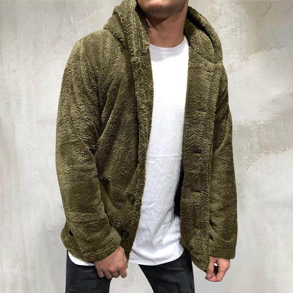 men's jackets warm sweater coat thick fleece men winter zipper wool hooded 2021 fashion slim sweaters pure-colour loose plush jacket, Black;brown
men's jackets warm sweater coat thick fleece men winter zipper wool hooded 2021 fashion slim sweaters pure-colour loose plush jacket, Black;brown