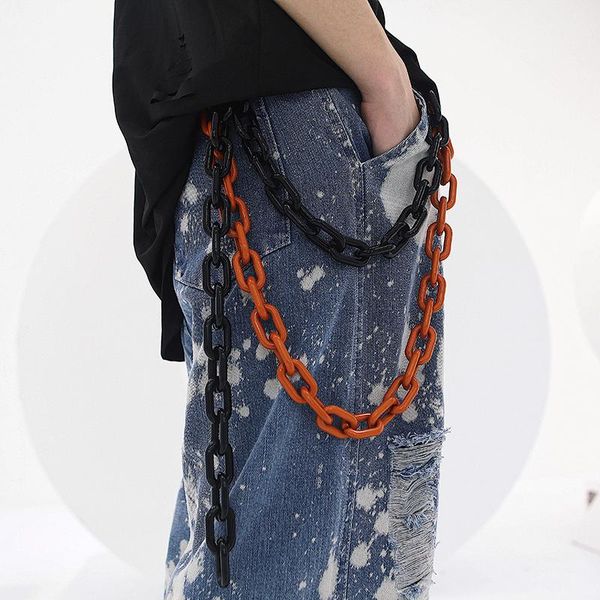 keychains punk style hip hop chain ins fluorescent plastic stainless steel pants waist men and women 132, Silver
keychains punk style hip hop chain ins fluorescent plastic stainless steel pants waist men and women 132, Silver