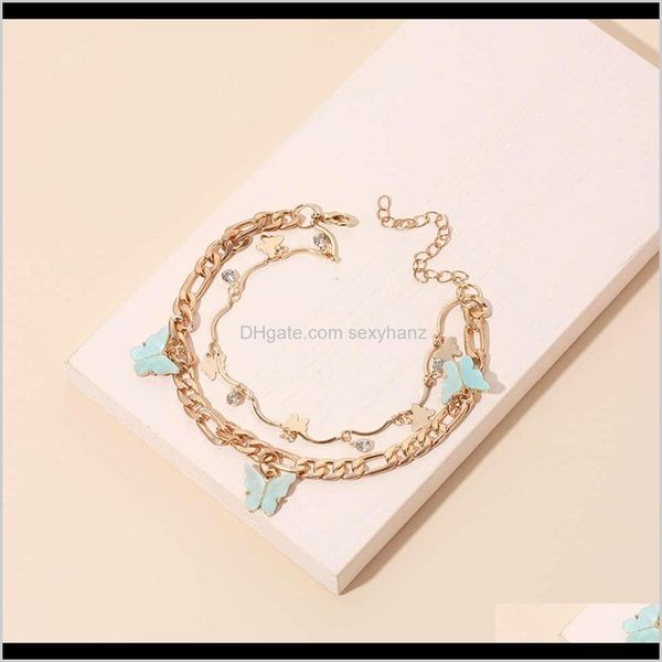 anklets drop delivery 2021 ins womens fashion net red jewelry multi layer butterfly foot chain personalized anklet ankle spso2, Red;blue
anklets drop delivery 2021 ins womens fashion net red jewelry multi layer butterfly foot chain personalized anklet ankle spso2, Red;blue
