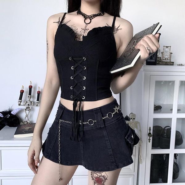 women's tanks & camis summer women bandage solid color sling bustier sleeveless ruffle v-neck slimming short clothes crop 2021, White
women's tanks & camis summer women bandage solid color sling bustier sleeveless ruffle v-neck slimming short clothes crop 2021, White