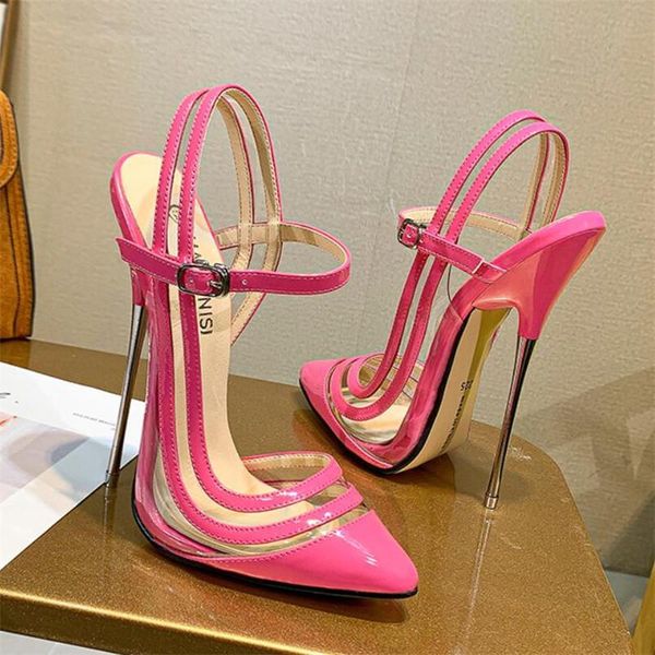 arrived 15.5cm super high heels large-size woman pumps stiletto heel show modeling party ankle strap extreme dress shoes, Black
arrived 15.5cm super high heels large-size woman pumps stiletto heel show modeling party ankle strap extreme dress shoes, Black