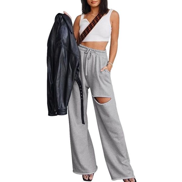women's pants & capris women trousers side pocket drawstring loose leisure wear sweatpants flare pantalon taille haute femme, Black;white
women's pants & capris women trousers side pocket drawstring loose leisure wear sweatpants flare pantalon taille haute femme, Black;white