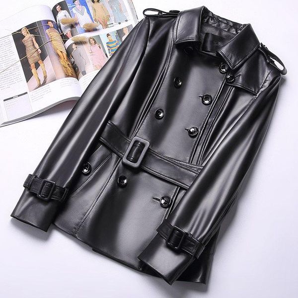 women's leather & faux genuine jacket women real sheepskin bomber jackets spring autumn coat cf17-1839 mf582, Black
women's leather & faux genuine jacket women real sheepskin bomber jackets spring autumn coat cf17-1839 mf582, Black