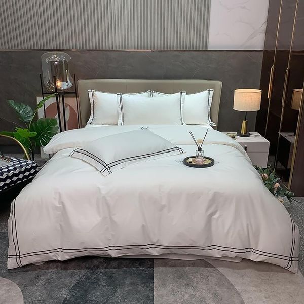 bedding sets 100%cotton white set simple embroidered el duvet cover king 4pcs comfortable flat/fitted sheet pillowcases
bedding sets 100%cotton white set simple embroidered el duvet cover king 4pcs comfortable flat/fitted sheet pillowcases