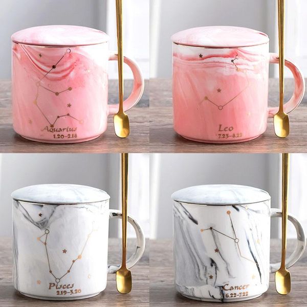 mugs 400ml coffee cup twelve constellation marble with cover long spoon ceramic mug for wedding birthday party christmas gift
mugs 400ml coffee cup twelve constellation marble with cover long spoon ceramic mug for wedding birthday party christmas gift