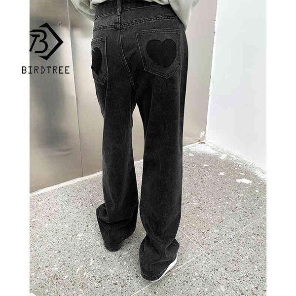 spring autumn women vintage korean plus size streetwear long denim pant plain all match high waist loose straight pants b14206x 210419, Blue
spring autumn women vintage korean plus size streetwear long denim pant plain all match high waist loose straight pants b14206x 210419, Blue