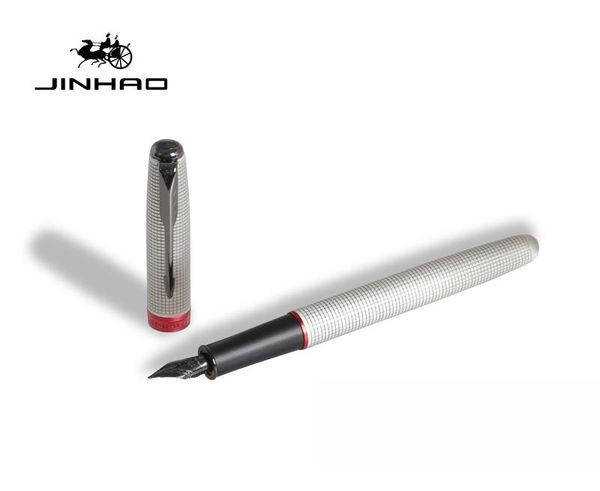 jinhao 16 classic metal fountain pen, exquisite grid patterns with converter gift pen for writing pens supplies
jinhao 16 classic metal fountain pen, exquisite grid patterns with converter gift pen for writing pens supplies