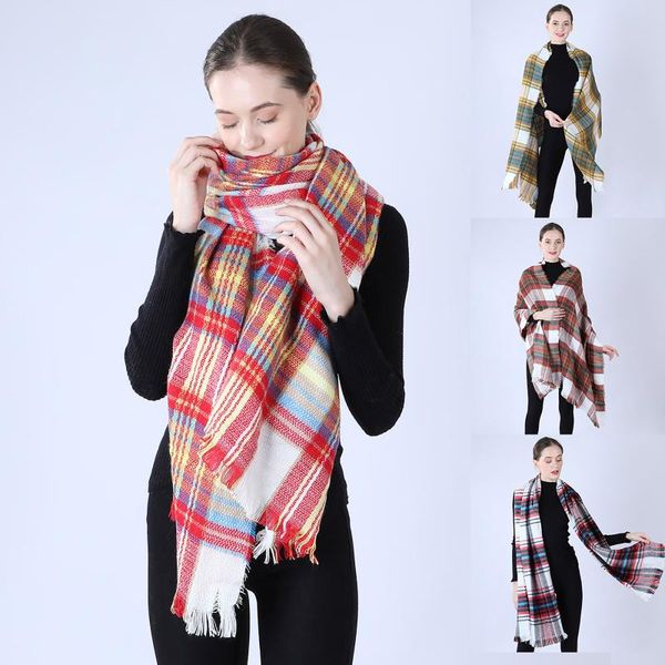 scarves autumn winter plaid scarf for women warm cashmere shawls turban retro print long large hijab pareo beach, Blue;gray
scarves autumn winter plaid scarf for women warm cashmere shawls turban retro print long large hijab pareo beach, Blue;gray
