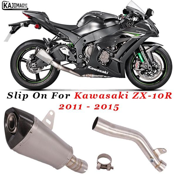 motorcycle exhaust system modifiedmiddle link pipe connecting muffler escape moto decibel killer for kawaski zx-10r
motorcycle exhaust system modifiedmiddle link pipe connecting muffler escape moto decibel killer for kawaski zx-10r