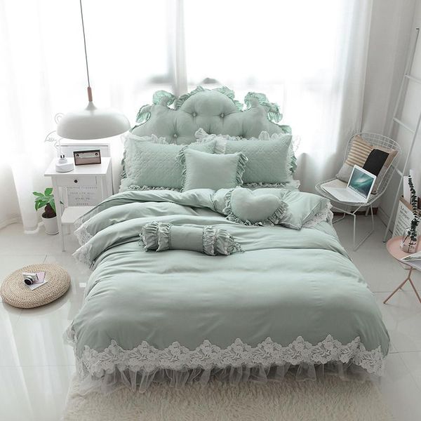 bedding sets 100% cotton lace edge girls set king twin size solid color bed skirt duvet cover pillow shams gift
bedding sets 100% cotton lace edge girls set king twin size solid color bed skirt duvet cover pillow shams gift