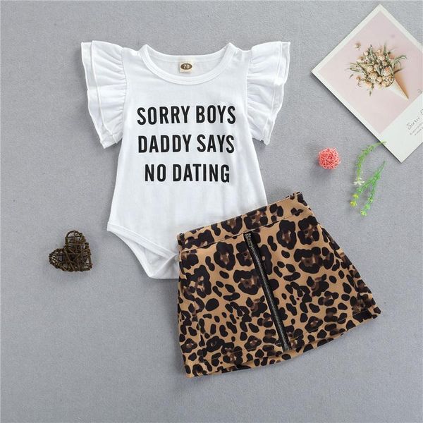 clothing sets 2 pieces toddler girl infant cotton set,letter print short sleeve o-neck summer casual romper + leopard zipper skirt, White
clothing sets 2 pieces toddler girl infant cotton set,letter print short sleeve o-neck summer casual romper + leopard zipper skirt, White