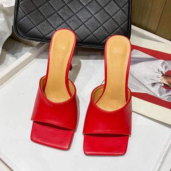 vintage square toe high heels sandals women solid open slipper women's summer shoes designer ladies, Black
vintage square toe high heels sandals women solid open slipper women's summer shoes designer ladies, Black