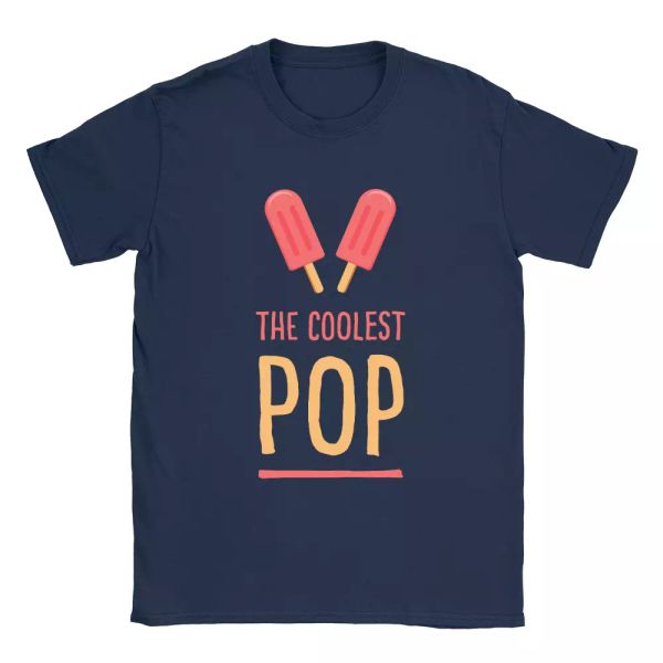 the coolest pop mens t-shirt father's day funny joke dad birthday present, White;black
the coolest pop mens t-shirt father's day funny joke dad birthday present, White;black