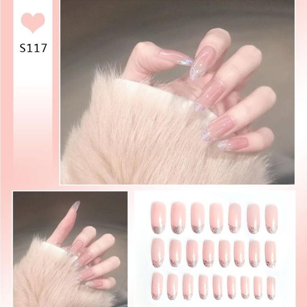 false nails 24 pcs shiny pink fake extra long coffin full cover glossy artificial ballerina press on with glue, Red;gold
false nails 24 pcs shiny pink fake extra long coffin full cover glossy artificial ballerina press on with glue, Red;gold