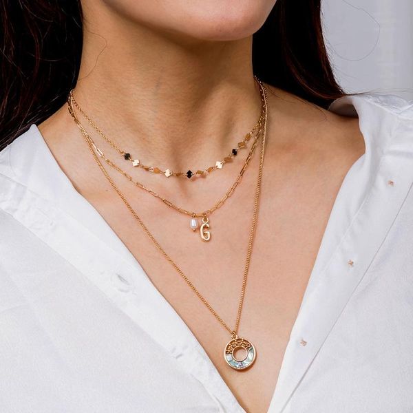 pendant necklaces product accessories mix and match natural color abalone shell necklace female multi-layer, Silver
pendant necklaces product accessories mix and match natural color abalone shell necklace female multi-layer, Silver