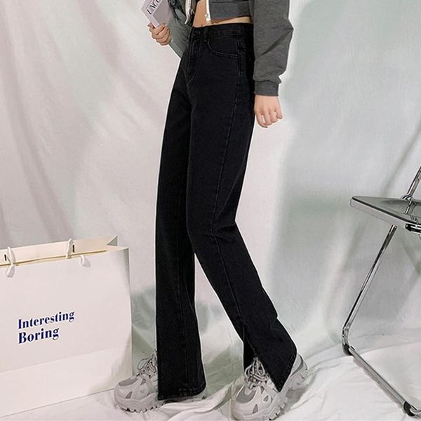front slit jeans women spring 2021 high-waisted thinner straight mopping wide-leg bifurcated micro-flared pants women's, Blue
front slit jeans women spring 2021 high-waisted thinner straight mopping wide-leg bifurcated micro-flared pants women's, Blue
